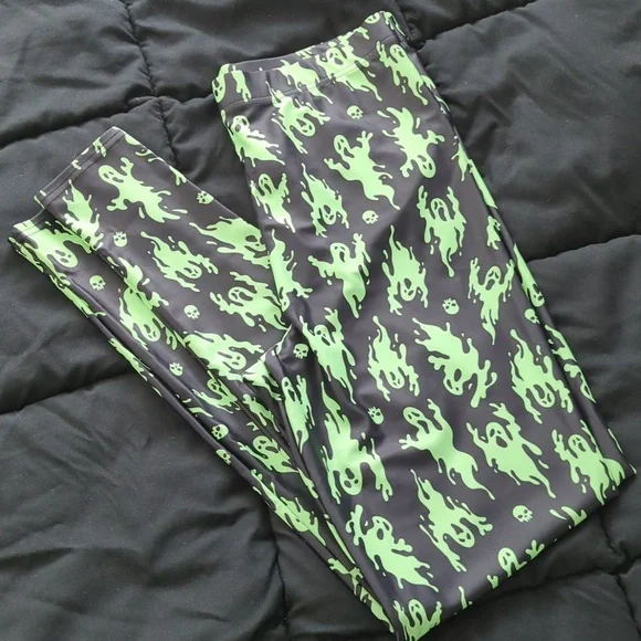 Black Milk Neon Ghosts Leggings - Picture 1 of 4